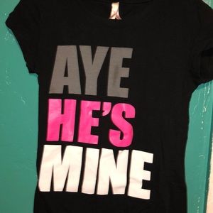His mine shirt